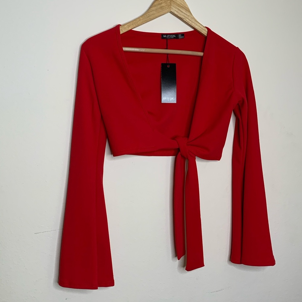 Tie crop top Nasty gal - Picture 2 of 4